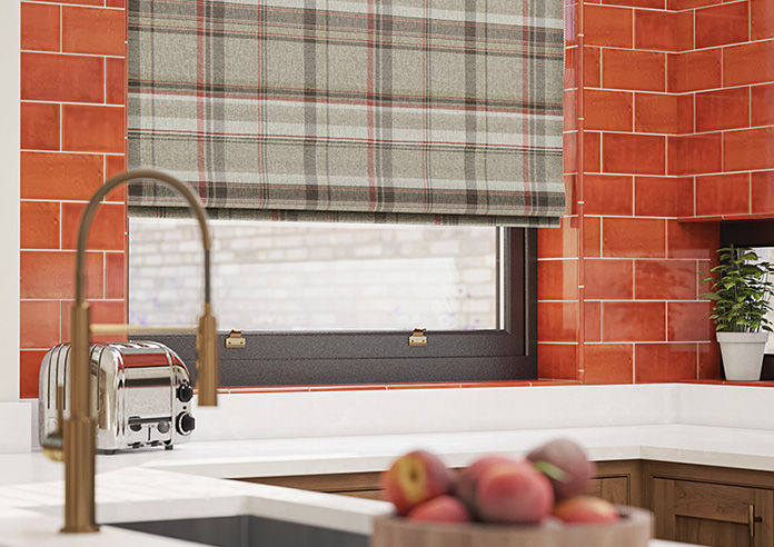 Macrae, Brown Tartan - Twist&Fit Roman Blind - Image 5